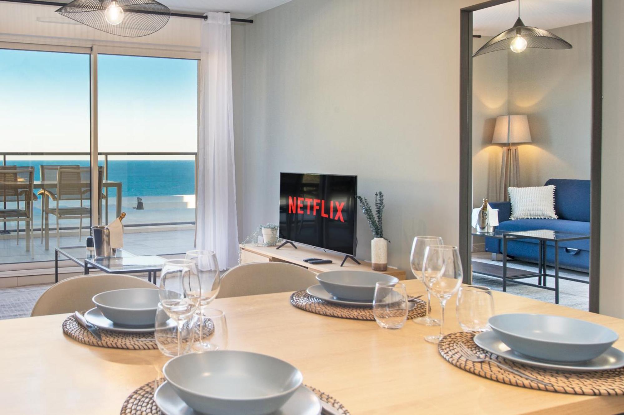 Luxury Apartment - Sea View - Private Parking - Bp Beausoleil Exterior foto