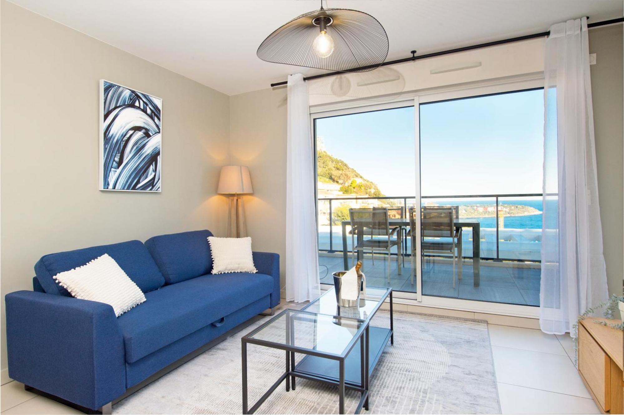 Luxury Apartment - Sea View - Private Parking - Bp Beausoleil Exterior foto