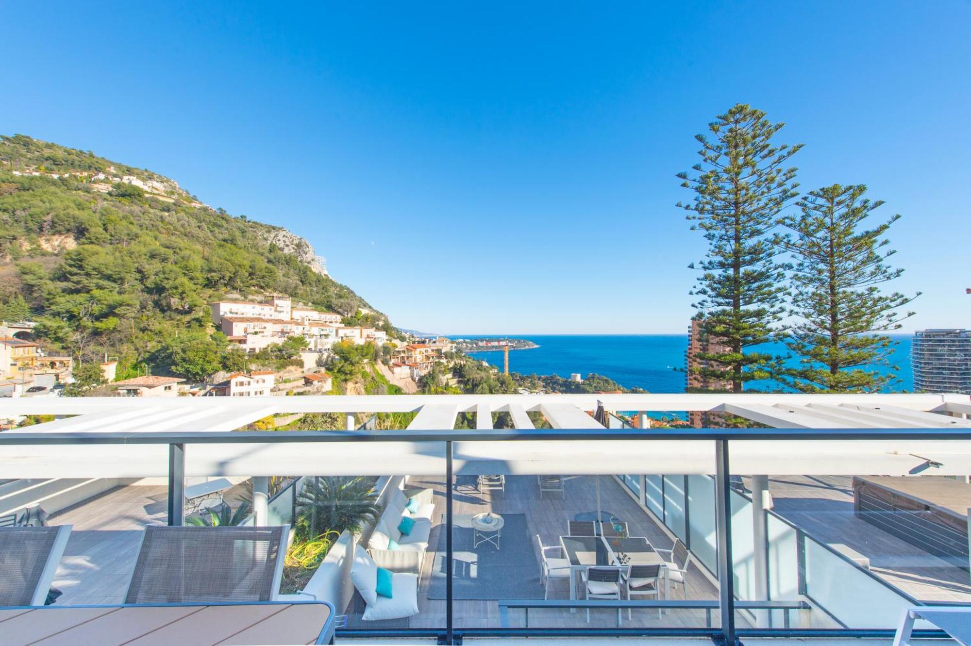 Luxury Apartment - Sea View - Private Parking - Bp Beausoleil Exterior foto